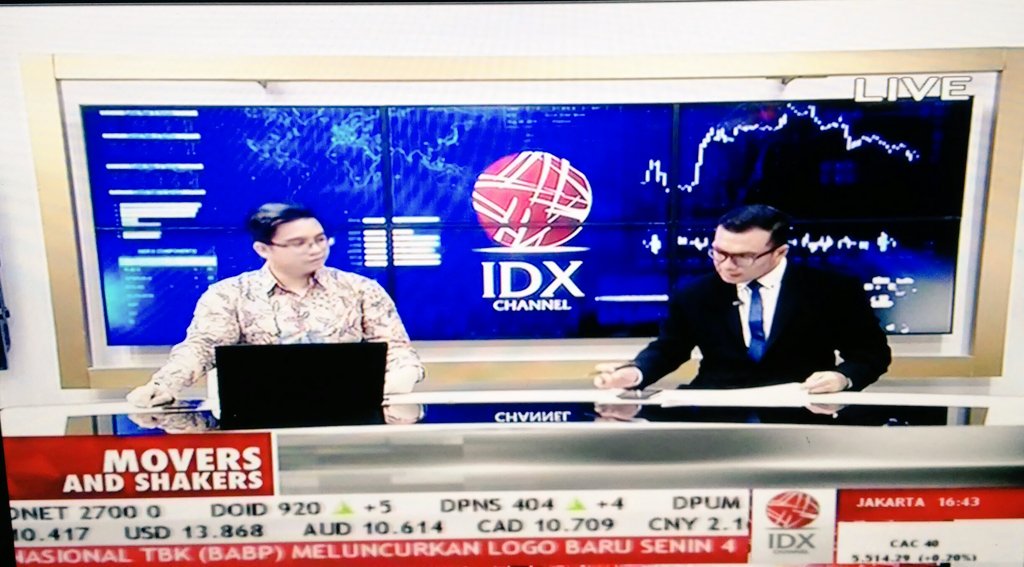 Join us now <a href="/idx_channel/">IDX CHANNEL</a> 0215153170 !!! Deffid San Opel now on air with <a href="/david_sutyanto/">David Sutyanto</a> from PT Ekuator Swarna Sekuritas !!!