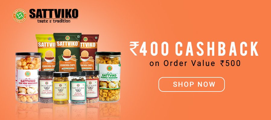 SitaphalOnline's tweet photo. Buy everything you want to buy from Sattviko Store via Us, Get Rs.400/- Sitaphal #cashback.
Don't let the offer go😉

Shop Now: https://t.co/1VYeSb5jZ6 https://t.co/tG46dQZ6OP