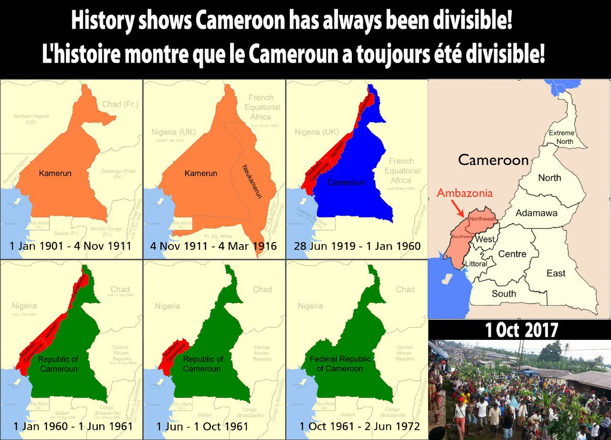 ndimoh5's tweet photo. The freedom of #Ambazonia is the only way for peace to reign in sub #SaharaAfrica without which instability proliferation will continue. It's of interest for  @_AfricanUnion @UN @GOVUK #USA to secure interest by supportx #Ambazonia rada than sponsorx #GenocideInSouthernCameroons https://t.co/4y8Djcrtaw