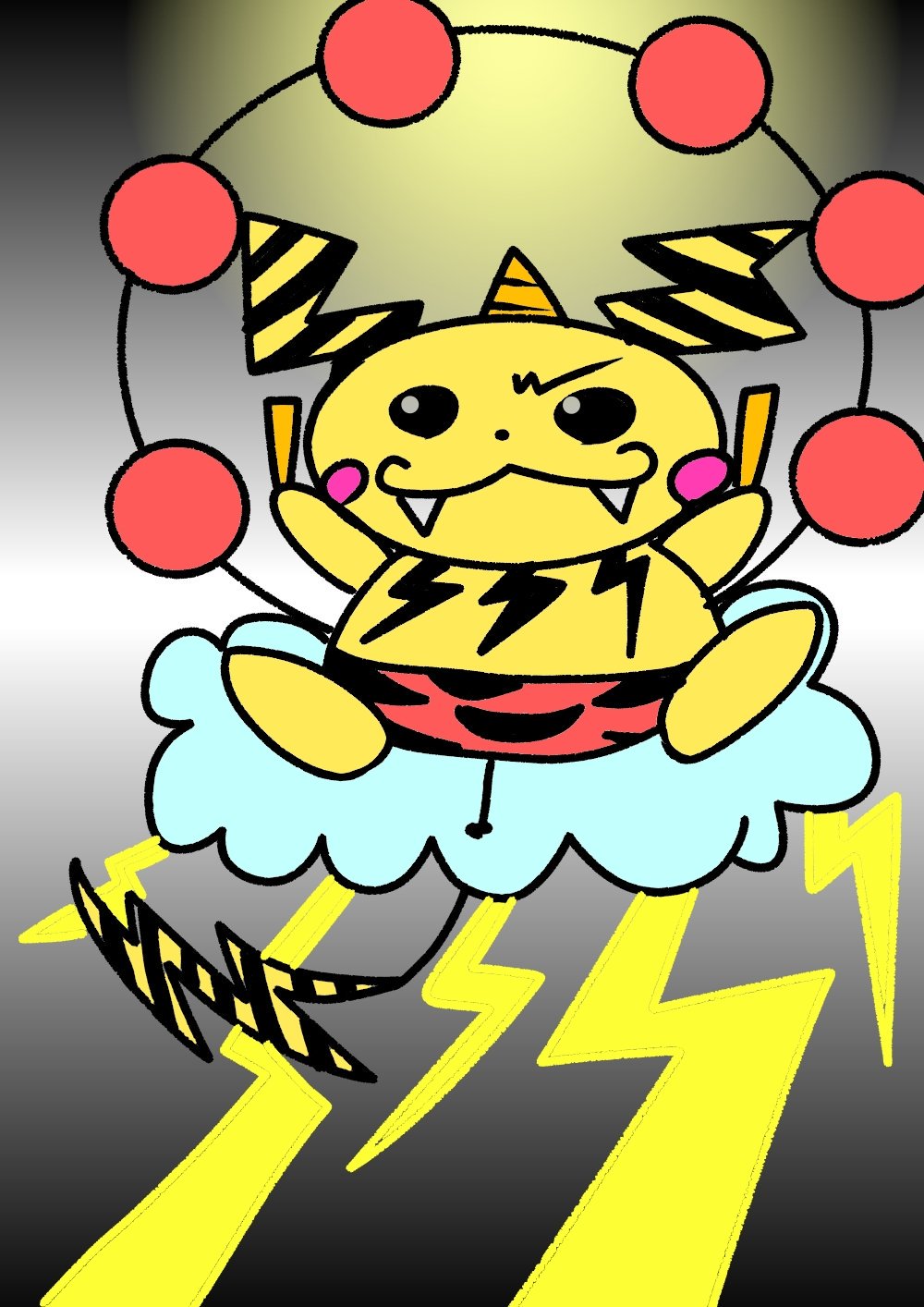 Twitter 上的 高木裕平 事務所でお手伝い中 空いた時間空いた時間でちょっとずつ描きあげた今話題のゴロチュウ 想像 確かにピカチュウ ライチュウ ゴロチュウってなっても不自然さは感じないよね いつか実装されて欲しい T Co 4jx9kx7wzu Twitter