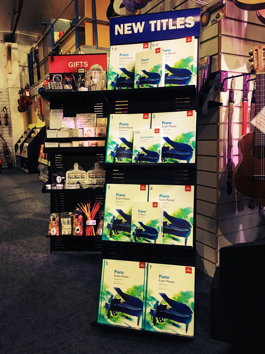salopsheetmusic's tweet photo. All ready to go... the new @ABRSM Piano Syllabus 2019-2020 is available today

#abrsm #ABRSMPiano #music https://t.co/4aCDAGr49G