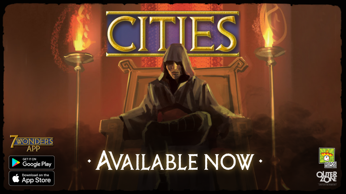▪Cities expansion🗡
▪Timers on multplayer games⏱
▪And more...!
#7wonders #j2s #jds #boardgame #iOS #android <a href="/ReposProduction/">Repos Production</a>