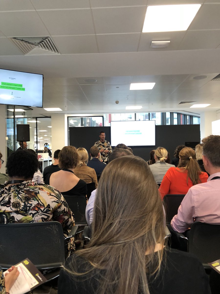 WolfstarPR's tweet photo. A really great morning of talks so far, plenty of interesting facts and figures from @howard_jones and @drewb and some amazing success stories from @thepinkparcel and @AlexMyers! - AH #FutureInfluence #ImOn #AccessAllASOS https://t.co/szZIa34MG9