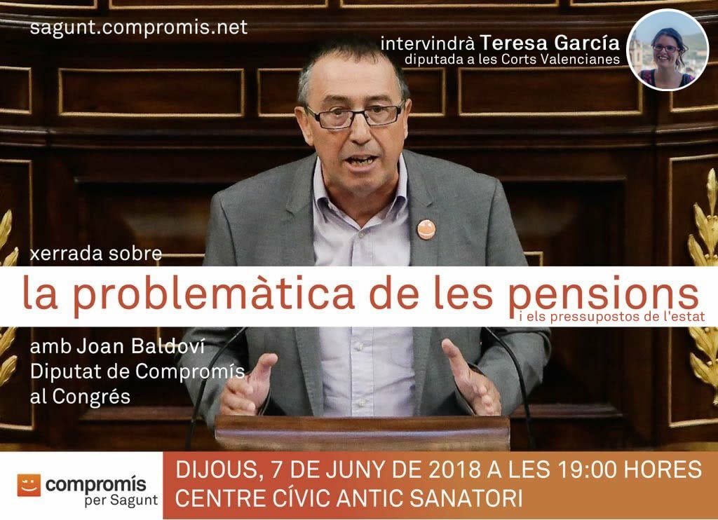 quicofdez's tweet photo. RT joanbaldovi: Aquesta vesprada parlem de #PensionsDignes👵👴 a #Sagunt https://t.co/nuXjbWSzCG