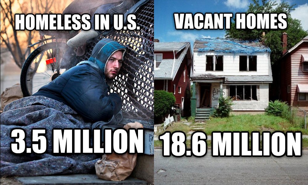 Empty #Homes Outnumber The #Homeless 6 To 1
