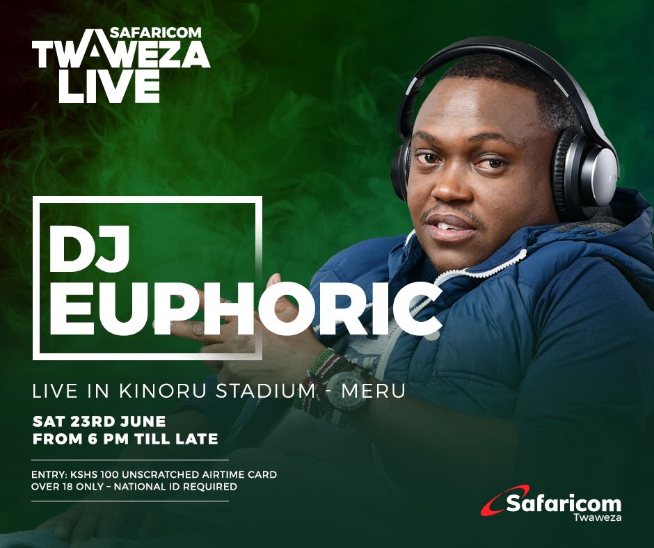 MeruFmOfficial's tweet photo. 23rd June, #Kinoru Stadium is the place to be!!! #TwawezaLive caravan will visit Meru County,where customers will be entertained by various artists, receive customer services and so much more!! Mark your Calender! Courtesy of @MeruFmOfficial & @SafaricomPLC https://t.co/eINh08Hrcf