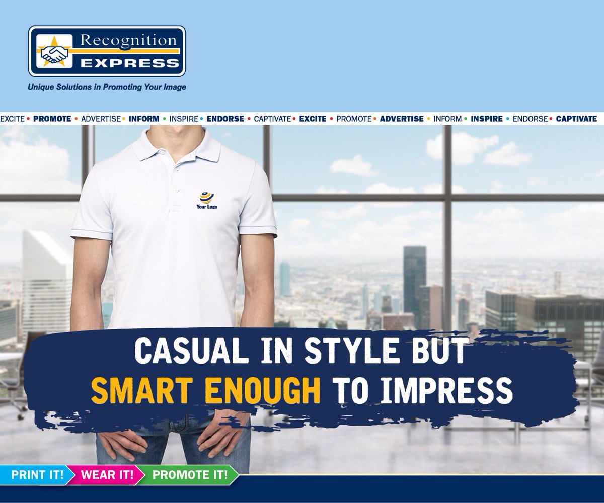 RecExpressKent's tweet image. Now the weather is getting a little warmer, it may be time to go a little more casual with your uniform. Casual in style, but smart enough to impress! #RecognitionExpress #Supplier #PromoProducts #PromoItems #BrandedClothing #Uniform #PoloShirt #Embroidery #Printing #ScreenPrint