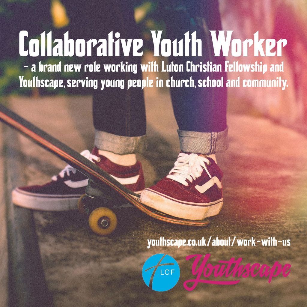 Youthscape's tweet photo. We have an exciting new collaborative venture with Luton Christian Fellowship... In this exciting new role you'll work for both Youthscape and LCF in school, church and the local community. Is that you? Check it out here: https://t.co/Thvhqy4J0e #ywchat https://t.co/V42eiuWr3Y