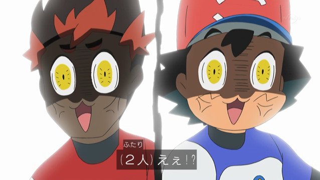 アニメポケモンでまさかのポプテピピックパロディ パロられた仕返しか 竹書房壊しそうな目してる Anipoke Togetter