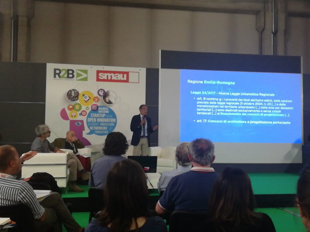 SerenaMaioli's tweet photo. Nuova legge #urbanistica supporta la realizzazione dei #concorsi di architettura per scegliere progetti di qualità, coinvolgere giovani #talenti, creare valore per il territorio #R2B2018 @Aster_ER @RegioneER https://t.co/0pXQbMYmPm