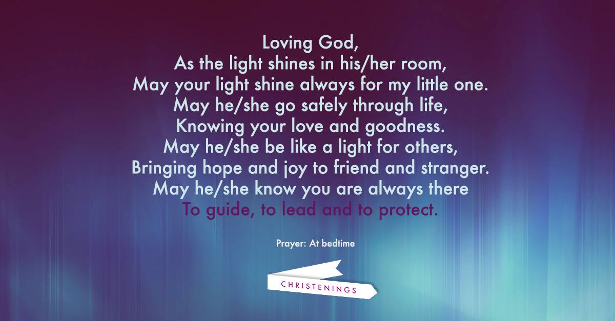 A lovely prayer for before bedtime, you can find this and more prayers on our website ow.ly/2Pha30ieeLq