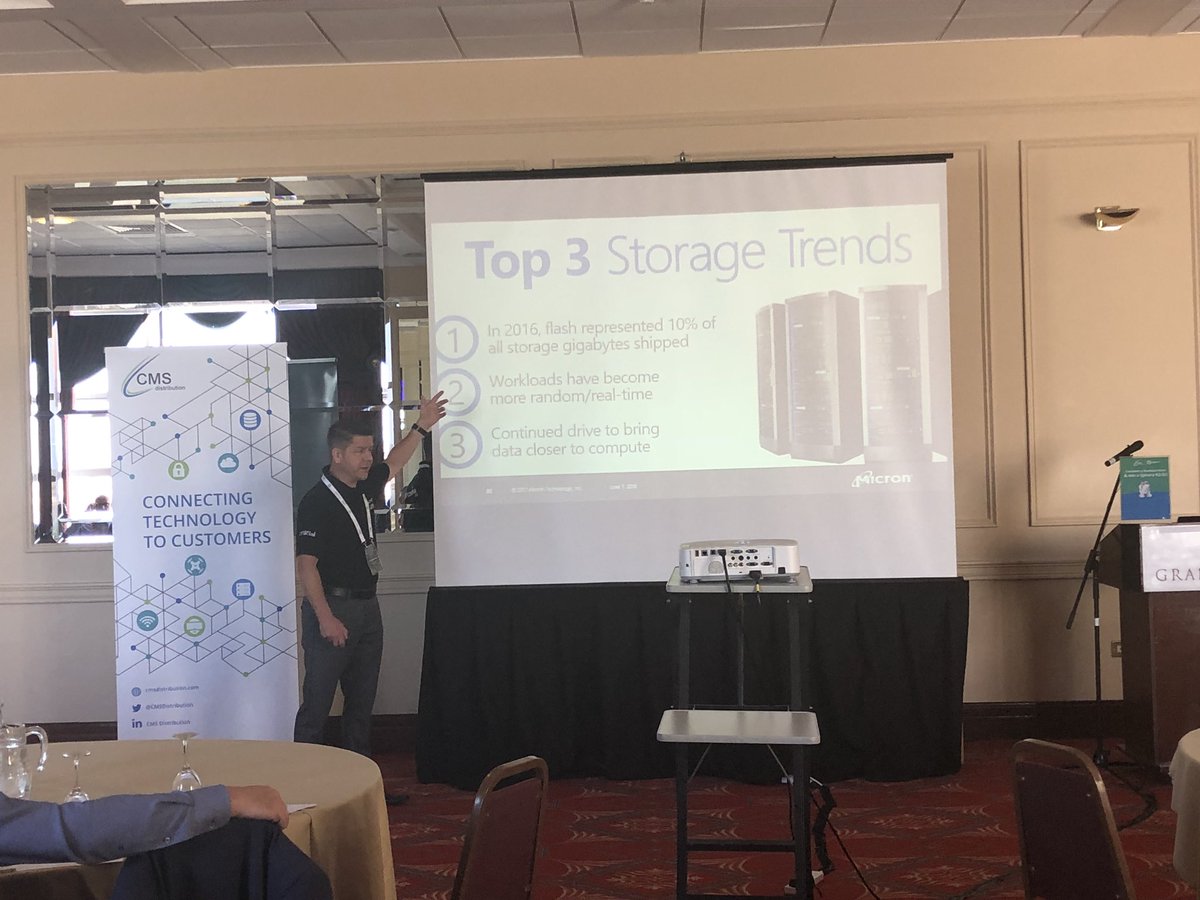 CMSDistribution's tweet photo. @paul_e_reynolds from @MicronStorage discussing top 3 #storagetrends at the #CMSForum #Dublin https://t.co/Qs1DHVMnpZ