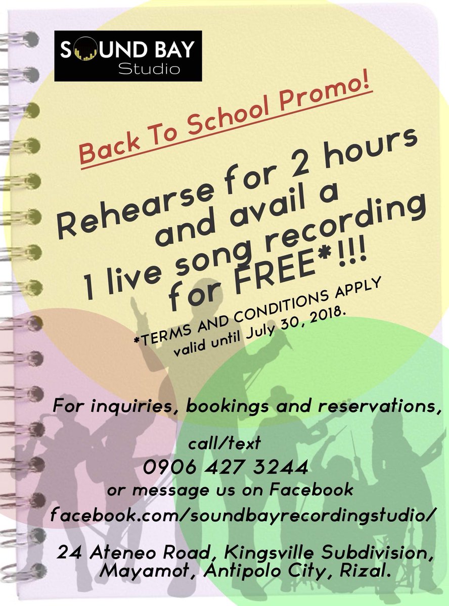 soundbaystudio's tweet photo. #yoursoundmatters #bandrehearsal #recordingph https://t.co/QWZj1uDKiG