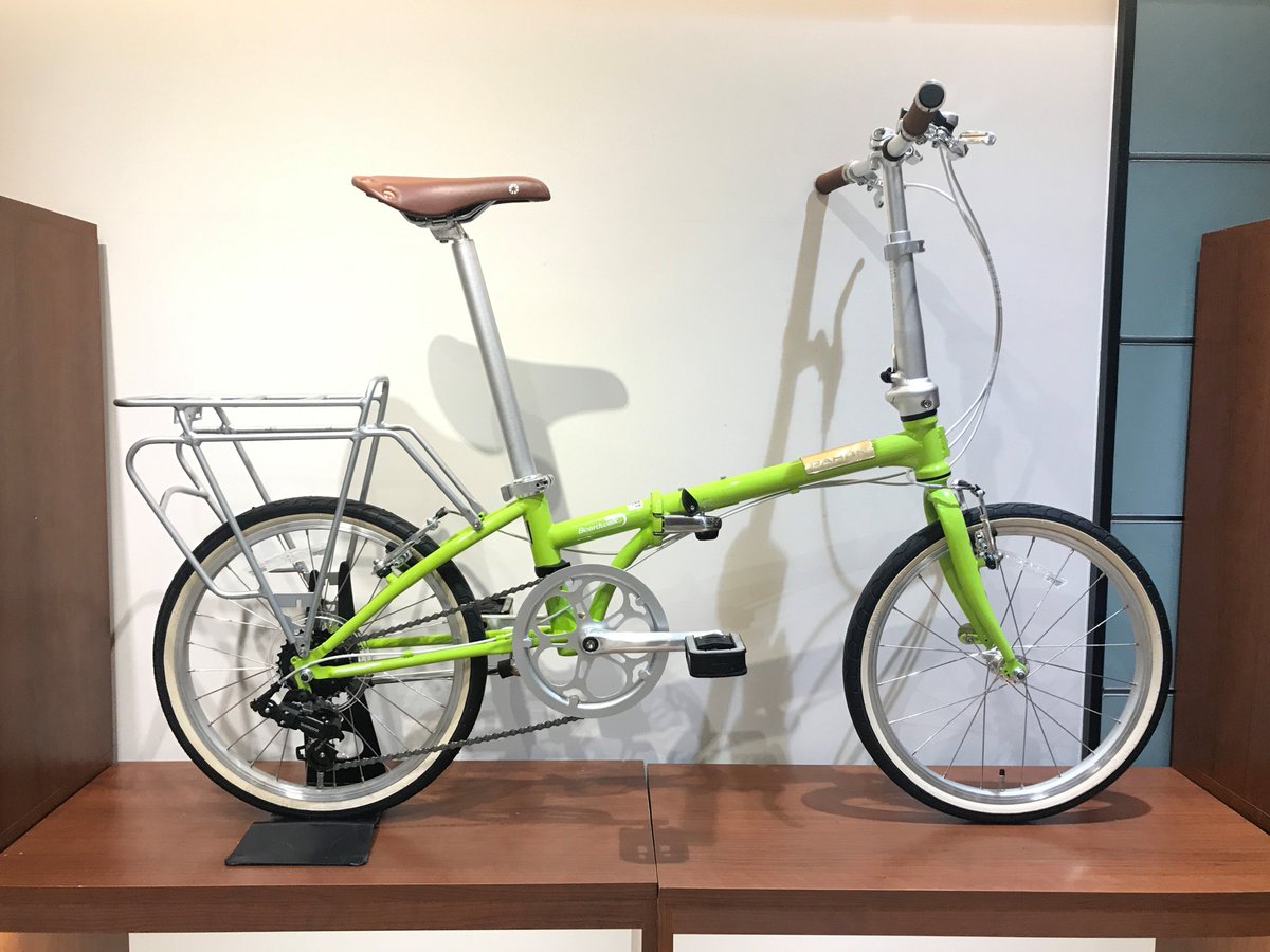 ベストスポーツ新宿マルイ本館店 On Twitter Dahon Traveler Rack Weight 720g Color Silver Dahon純正のリアキャリアです 体重10kgでリア用のklick Fixにも対応しています 今回はboardwalkd7ライトグリーンに取り付けてみました 気になる価格は 10 800