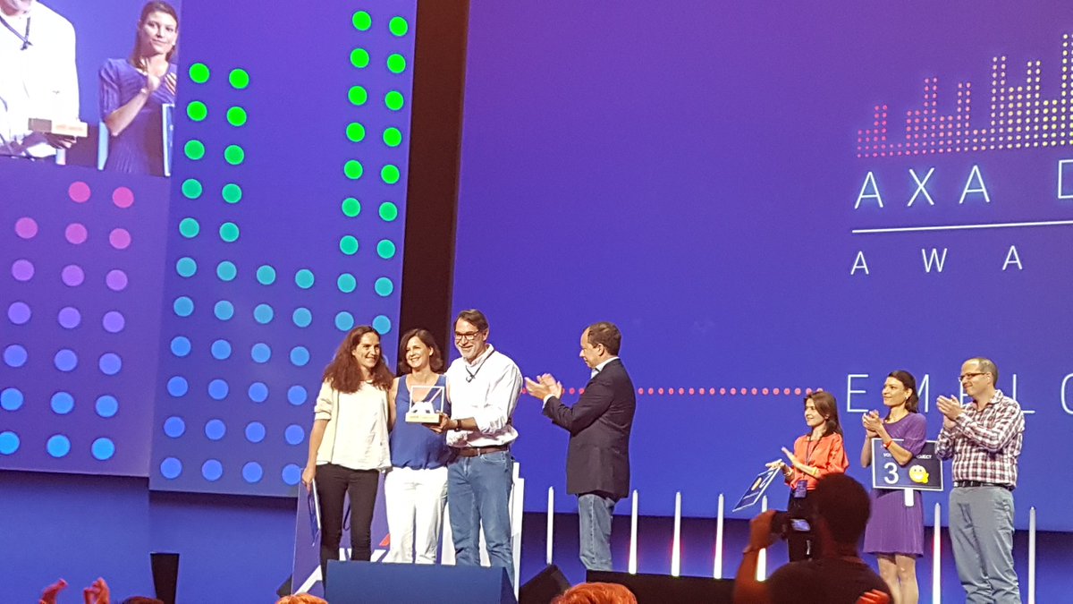 @AXAinBelgium wins the #AXADays award in the category 'Employee' with our great NWOW project #ProudtobeAXA and proud on <a href="/ElsJans/">Els Jans</a> <a href="/gdaniell31/">Giovanni D'Aniello</a> and <a href="/celinedupont71/">Celine</a> as sponsors!