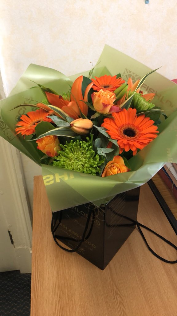 Some beautiful flowers for one of our #conveyancing team from a longstanding client who completed another sale and purchase today #happyclients #happystaff