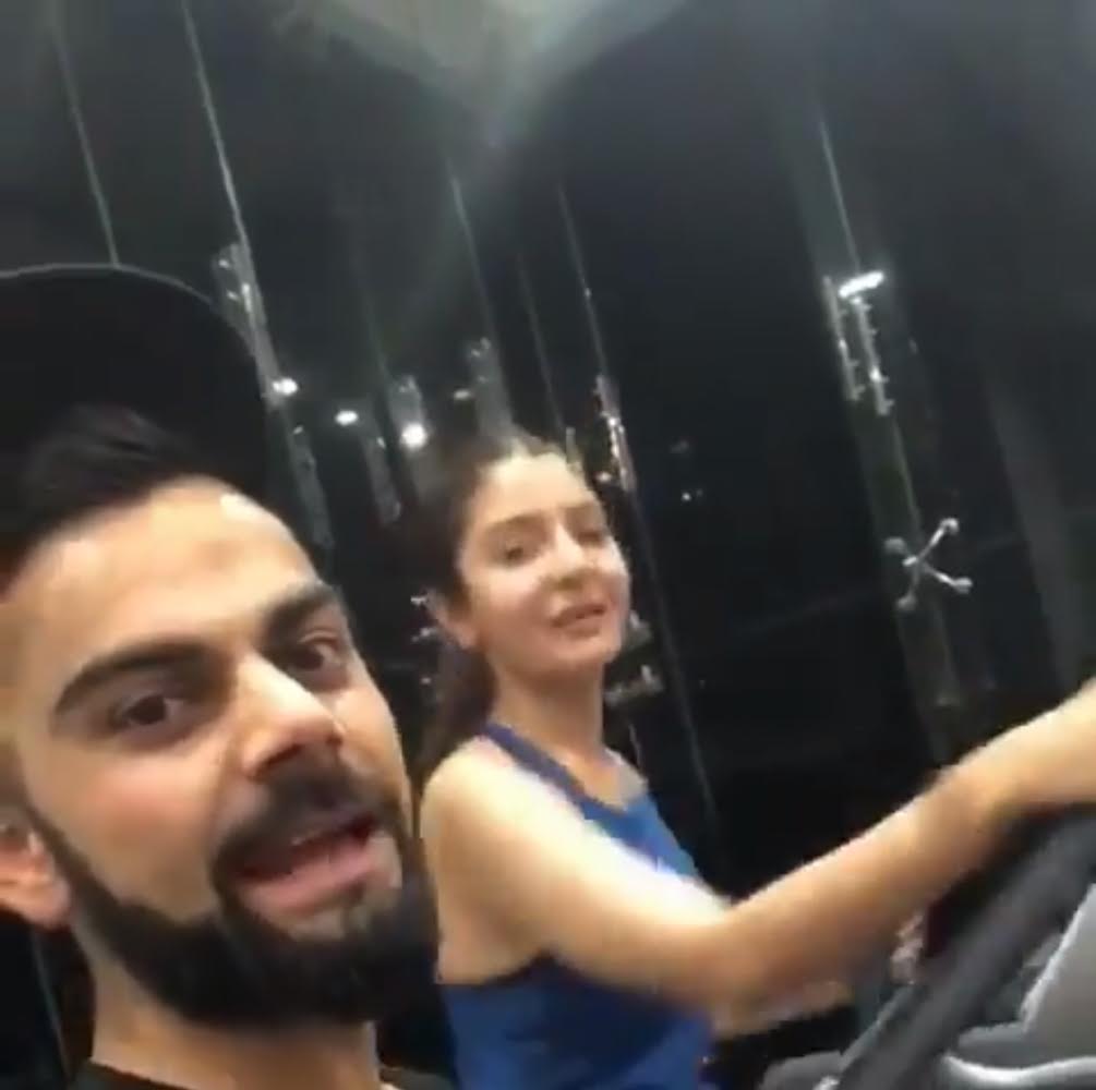 WeddingTimesTOI's tweet photo. @imVkohli teased wife @AnushkaSharma as they worked out together and left us with couple goals! 
.
.
.
#viratkohli #anushkasharma #couplegoals #virushka #momentslikethese #celebrity #celebritycouple #instacelebrity  #coupleinspiration #couplesgram #wedding #cricket #bollywood https://t.co/way2WXJh21