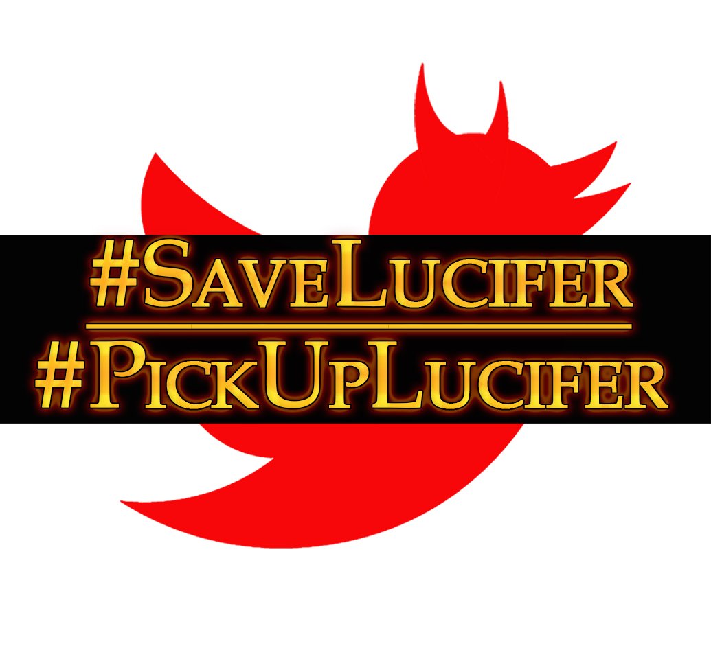 Kimberlyjws's tweet photo. So, someone requested gold lettering <3. #SaveLucifer #PickupLucifer
#DevilBirds Please steal if you want as an icon or banner! https://t.co/H8hC7zGGzd