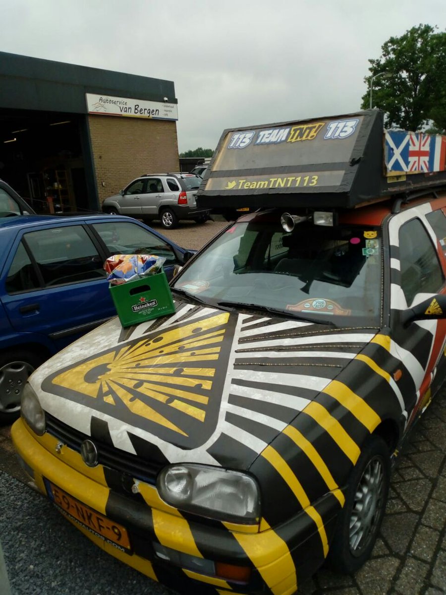 yes! onze runner is uit de stalling en staat bij de garage voor de APK!