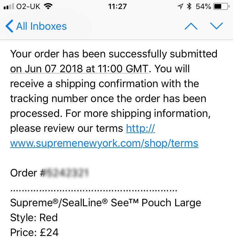 teh_splash's tweet photo. @EveAIO Got the only thing I wanted! Thanks guys👍 Proxies: @SneakerServer https://t.co/LIX0YJR0Q4