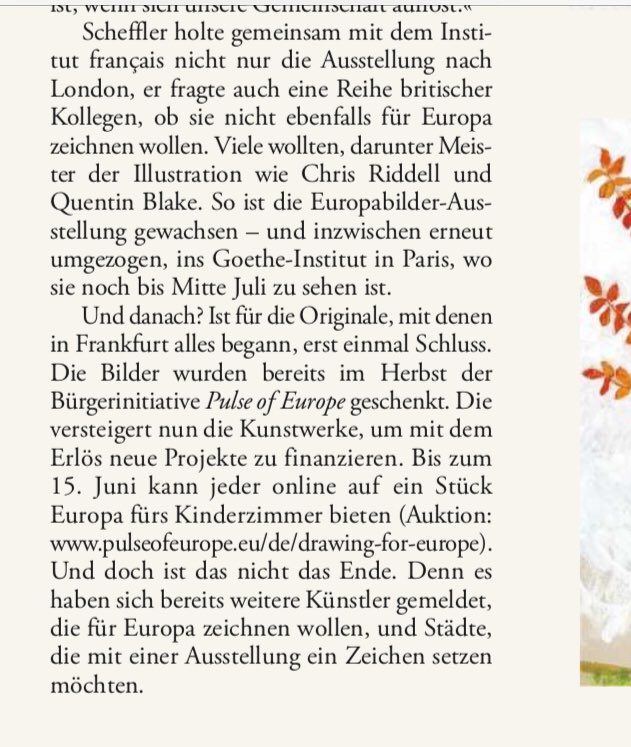 jabberworks's tweet photo. Our #DrawingForEurope exhibition features in Germany’s largest newspaper, @DIEZEIT! #TheNewNeighbours is coming out soon in Germany and touches on very similar issues... @ifru_london #Brexit #AxelScheffler @bridgimage @LydiaMonks @OliverJeffers https://t.co/FvT2tJ9ViX