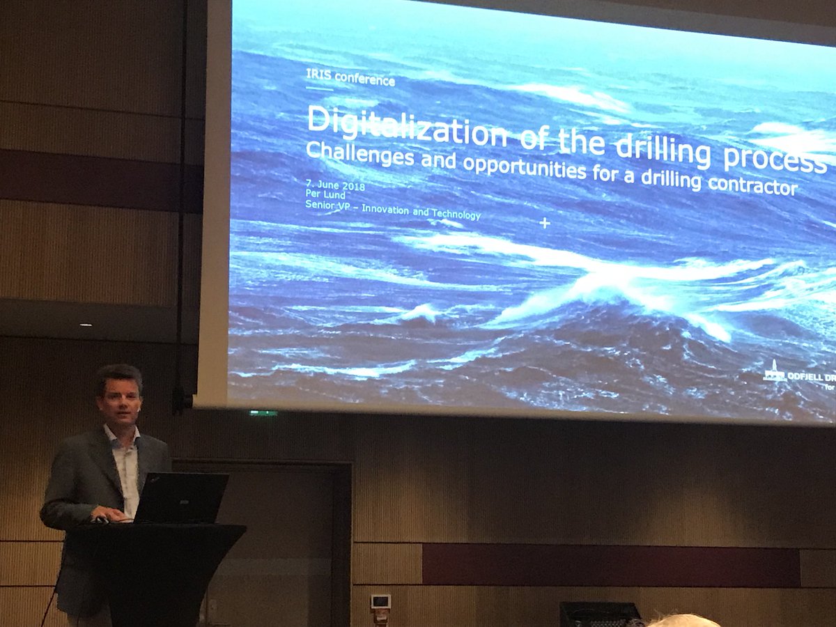 Per Lund from Odfjell Drilling with focus on challenges and opportunities for a drilling contractor. #digitalization #digitaldrilling <a href="/IRISNorge/">IRIS - Norge</a> <a href="/NORCEresearch/">NORCE</a>