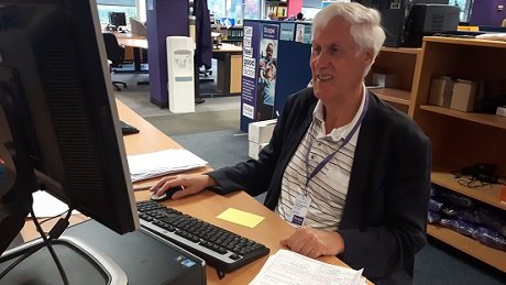 scope's tweet photo. Meet Nigel. He volunteers in Scope’s head office and loves being able to give something back and support disabled people. If you want to give something back too, come and #Volunteer with Scope! #VolunteersWeek #VolunteeringForAll #ChooseScope https://t.co/msILvlmuHj https://t.co/m68fCSqcOA