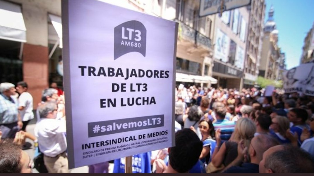 #DiaDelPeriodista Elijo el saludo a los <a href="/TrabajadoresLT3/">TrabajadorxsLT3</a>,  sepan que vuestra dignidad en la defensa de la fuente de trabajo y en el ejercicio de la profesión, conmueve y es ejemplo.