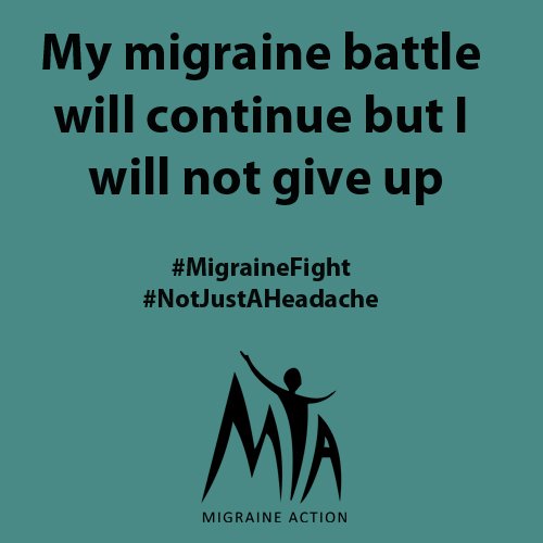 #NotJustAHeadache #MigraineFight #InvisibleIllness #ChronicPain