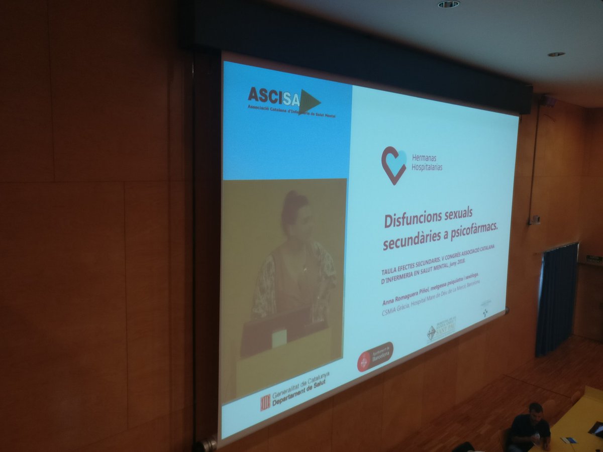 Important tenir en compte la sexualitat dintre de la salut global dels nostres pacients. A la Taula 2: 0% efectes secundaris ens ho explica l'Anna Romaguera. #HoritzOx100 #VCCISM