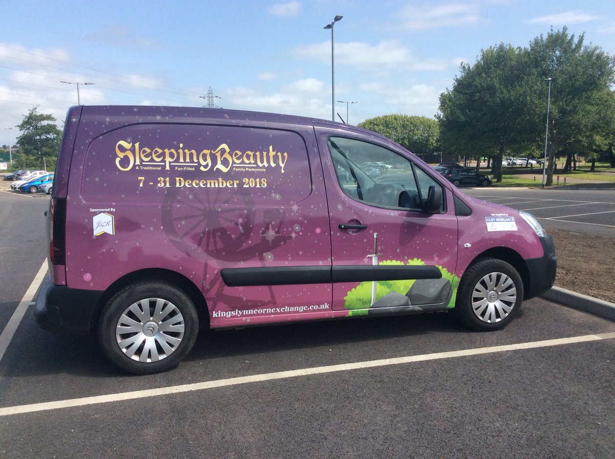 The van is looking gooooood thanks to all our local businesses working together @DuffMorganKL  <a href="/MatthewUsher/">Matthew Usher</a> <a href="/Studio20a/">Studio20a</a> <a href="/eastcoastsignz/">east coast signs</a> and our #panto team <a href="/Jordan_Prods/">Jordan Productions</a>