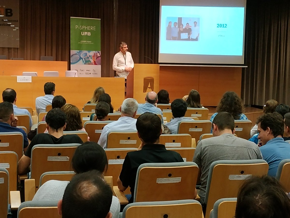PRUAB's tweet photo. Investigadores i investigadors amb una exitosa trajectòria expliquen la seva experiència, reptes i oportunitats, als investigadors del programa @PSphereUAB #COFUND https://t.co/ttwNzcjtK8