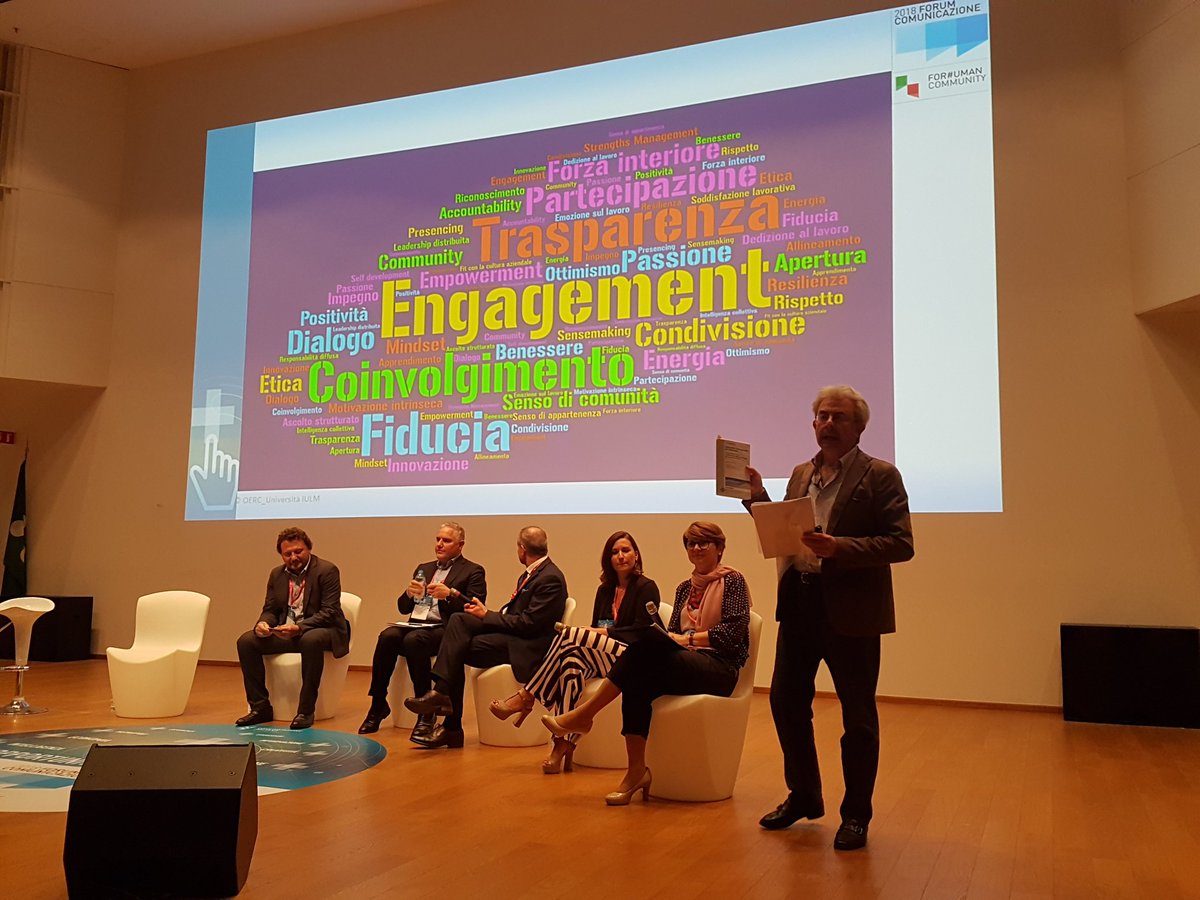 AlinaButera79's tweet photo. #EngagementAumentato: se ne parla al Forum della Comunicazione con @mazzei_ale di @uniiulm nel talk show condotto da Raul Alvarez #ForumCom18 #OERC https://t.co/DbU6eafAOK
