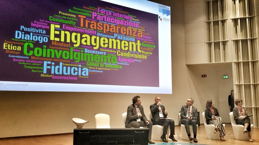 #OpportunitaAumentate #forumcom18 la parola magica è #engagement ma come dice <a href="/indeed/">Indeed</a> i dipendenti che fanno selezione sono i touch point fondamentali per il recruitment dei nuovi candidati.
