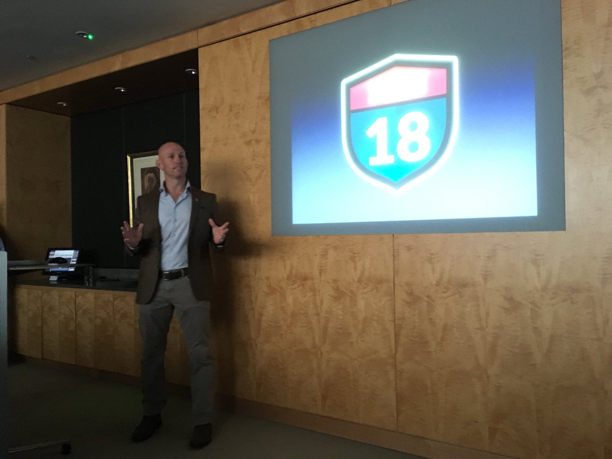 With @SimonGunning presenting to staff <a href="/nexgrp/">NEX</a> for #NEXgivingday. Thanks to Dean Stott of <a href="/pah_2018/">Pan American Highway</a> who cycled the Pan American Highways for <a href="/heads_together/">Heads Together</a> and <a href="/theCALMzone/">CALM</a> for the chance to tell them all about the work we do