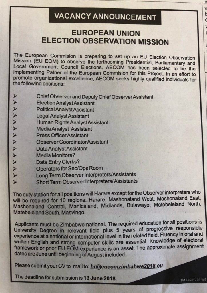 ChelleChipato's tweet photo. Those seeking employment. See pic attached! https://t.co/sdnwhvTRGB