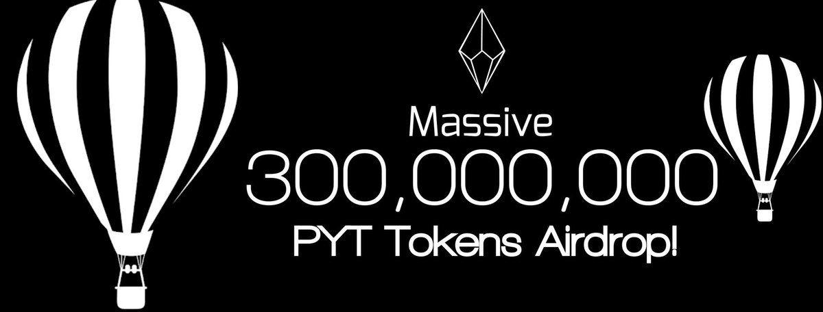 Temroytoken's tweet photo. PAYTHER biggest Airdrop! 🌟

Symbol: PYT
Airdrop: 300 Million PYT
[Possible worth $15,000,000]
To Receive Payther: 

1. Follow
2. Like
3. Retweet
4. Comment Your Ethereum Address 

#airdrop #bounty #freecoin #freetoken #cryptocurrency #crypto #BTC #giveaway #Airdrops #ERC20 #ETH https://t.co/GSYeZsXZS8