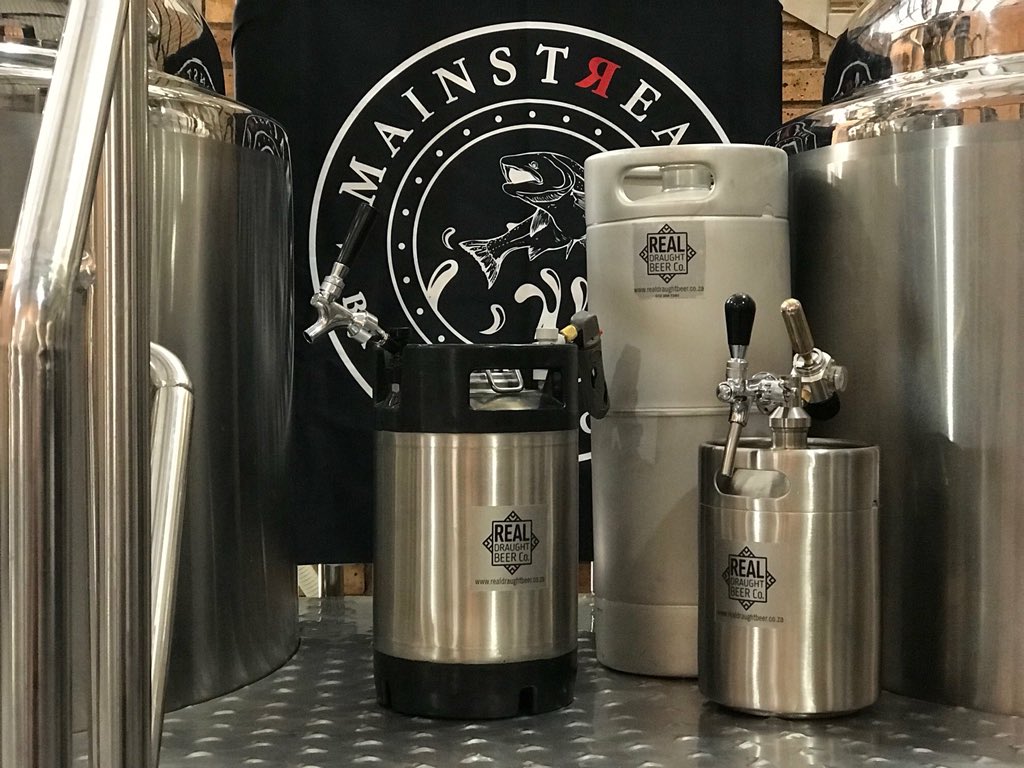 You've been asking for it, and we've listened!Through our new partnership with The Real Draught Beer Co. Mainstream is now available in 5l &amp; 9l growlers,as well as 20l and 30l kegs for home &amp; office use! Contact them now: realdraughtbeer.co.za
MAINSTЯEAM – Live Life Upstream!