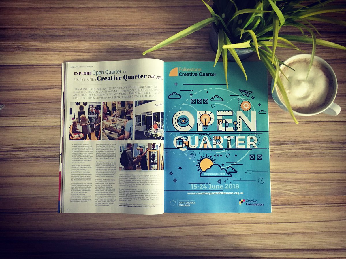 RT insideKENT: Looking forward to this 10-day event, starting next week! insidekentmagazine.co.uk/openquarter/ creativequarterfolkestone #folkestone #arts #culture #creative #openquarter #kent #workshops #community