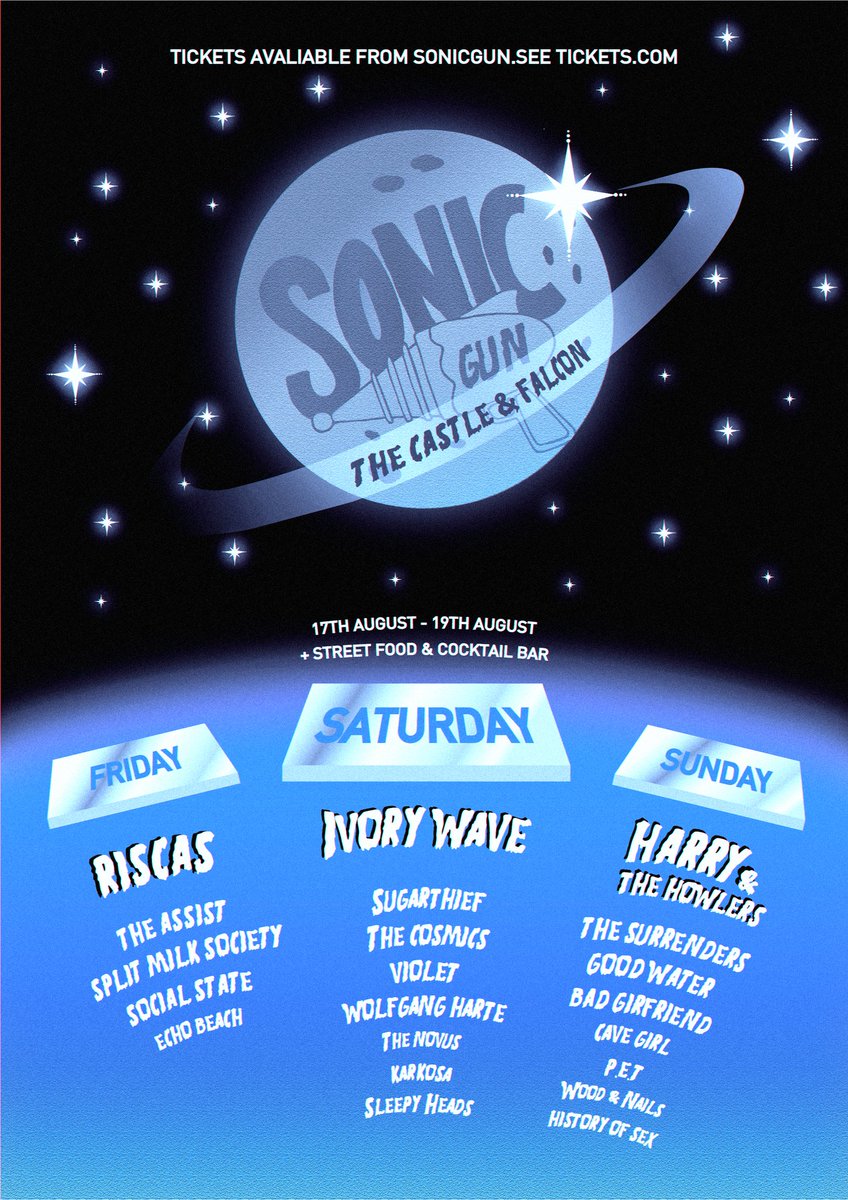 Have you seen a better line up?? We'll be kicking the weekend off with the opening set on Friday so head down early, stick around for all the best bham bands going 💥