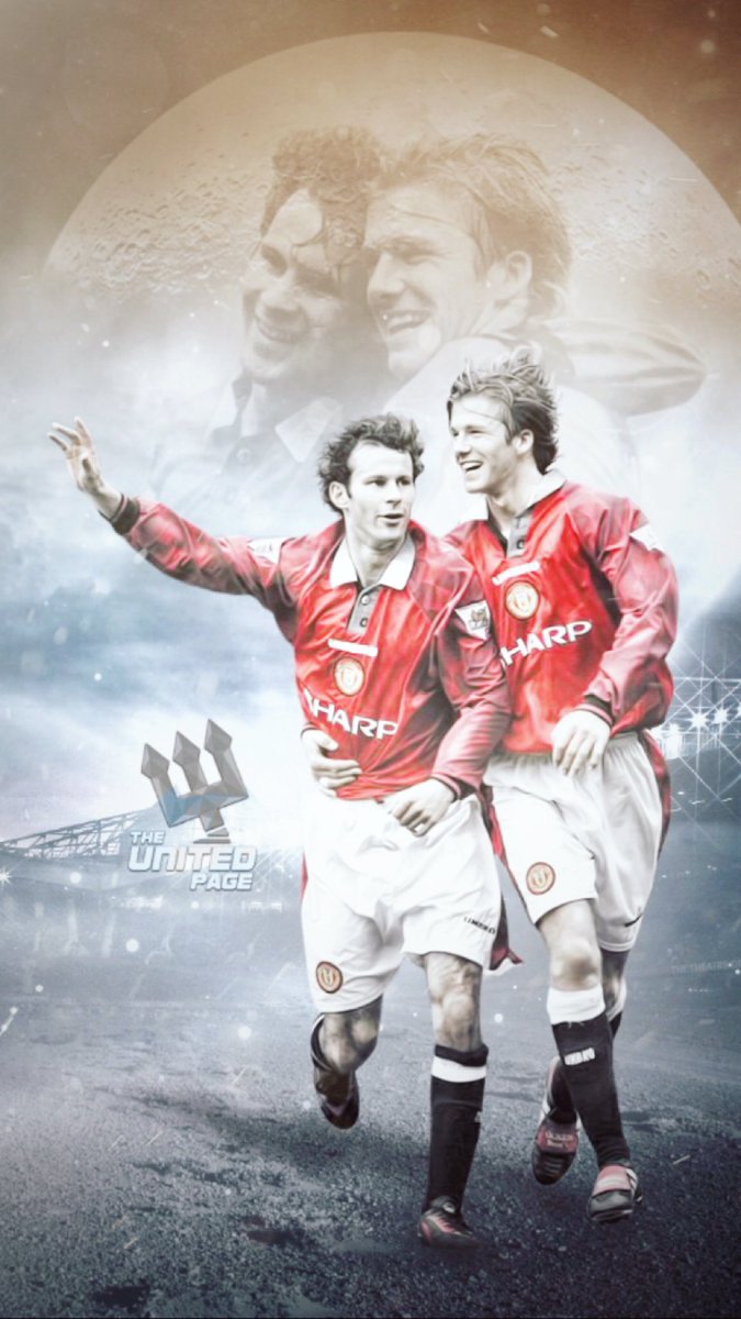 TheUnitedPage's tweet photo. Giggs &amp; Becks lockscreen 🔴 RT’s greatly appreciated 😀 #MUFC https://t.co/StwgmIj6ud