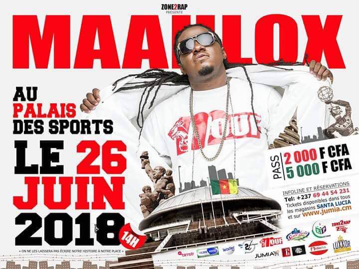 Jecoute237's tweet photo. Retweeted GHOST (@PitBaccardi):

@MaahloxOfficial au palais des sports le 26 juin 2018 🔥🔥🔥🔥Ca va sortir comme ça sortira ....🇨🇲🇨🇲🇨🇲🇨🇲 #237Musik https://t.co/NeAAwJz0m8