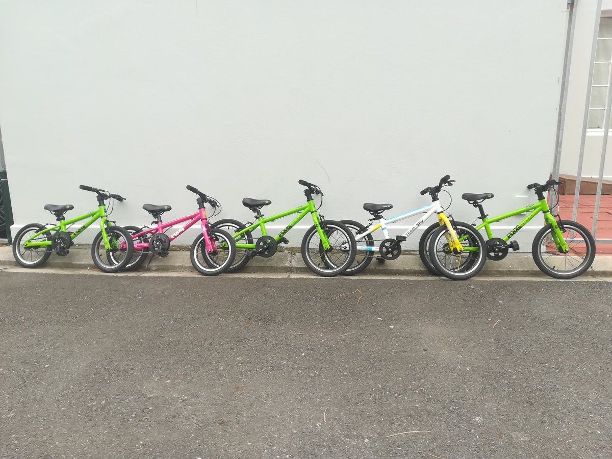 Getting ready for cycling classes with <a href="/frogbikes/">Frog Bikes</a> <a href="/FrogBikesSA/">Frog Bikes SA</a>