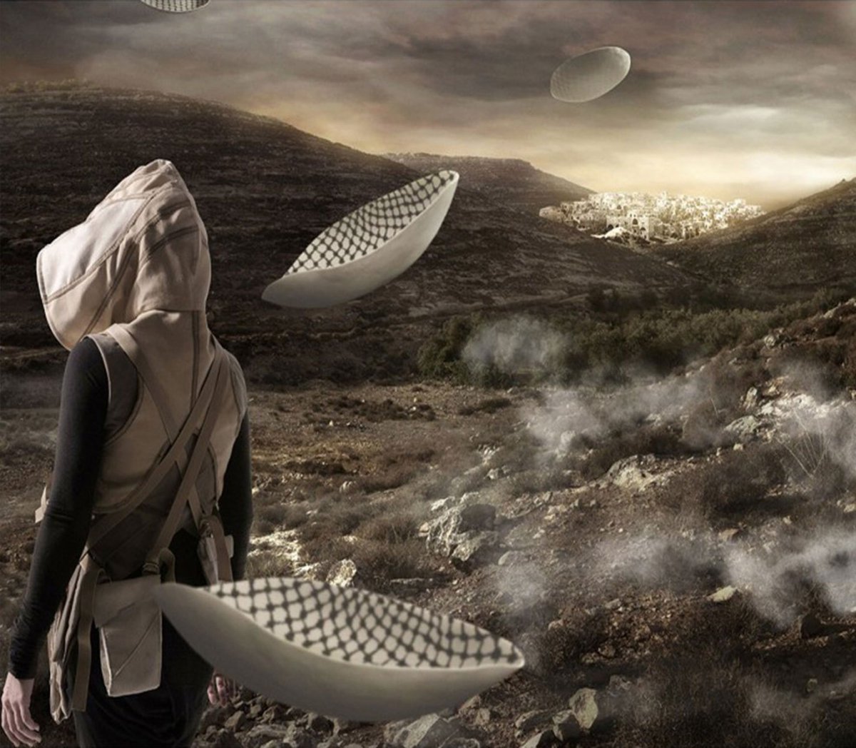 Join us this Sunday at 15:00 for the Art &amp; Science salon of Mixed Realities! Guest speakers are Carmin Karasic and Tim van der Grinten. For more info and the programme, head over to our website: albertvanabbehuis.com #mixedrealities Artwork by: Larissa Sansour &amp; Søren Lind