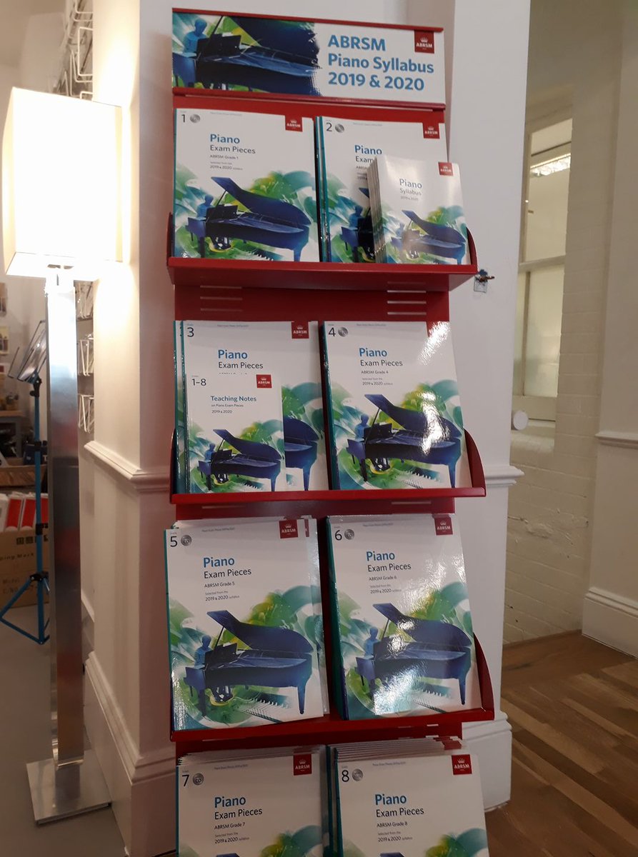 SchottMusicLDN's tweet photo. The new ABRSM piano syllabus 2019 & 2020 is in store now! 🎹
@ABRSM #abrsm #pianosyllabus #musicexams https://t.co/16VInG0mgH