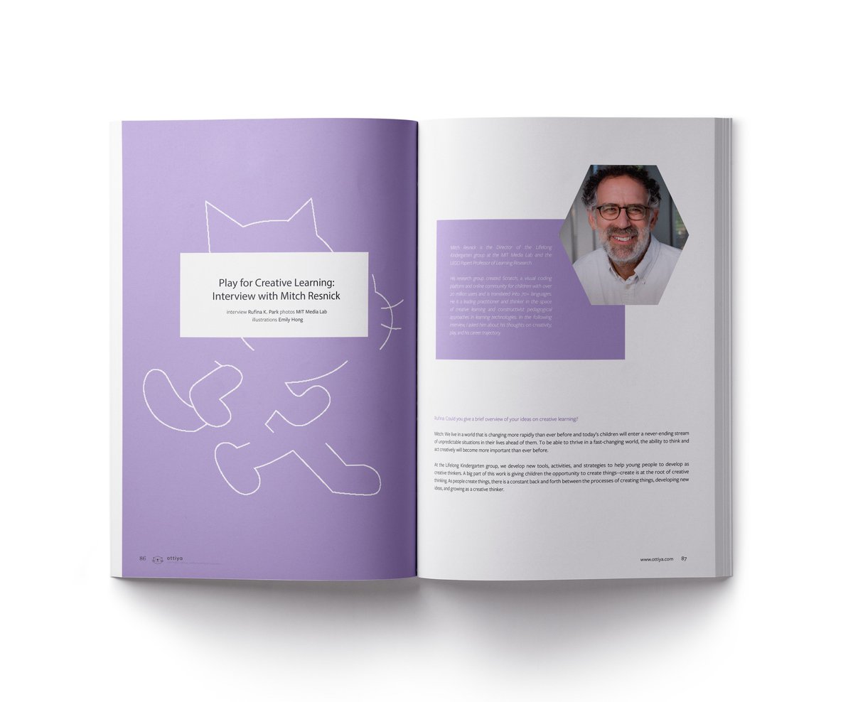 ottiya_global's tweet image. Looking for a wholesome summer read about playful learning? You should check out the Play Issue of the Ottiya Magazine with pieces by @alliepasquier @TTHFuchs @PiiaMartikainen and featuring an interview with @mres #playmatters #tinkering #virtualreality