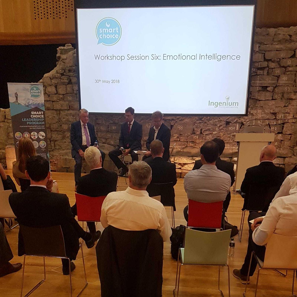 Ingenium_TC's tweet image. Many thanks to Harry Fehily, Managing Partner of @HOMSsolicitors Solicitors and to Dr. Noel Kelly, CEO of Anam Technologies for their insights and perspectives on Emotional Intelligence at our Smart Choice Leadership Program workshop last Wednesday evening.
