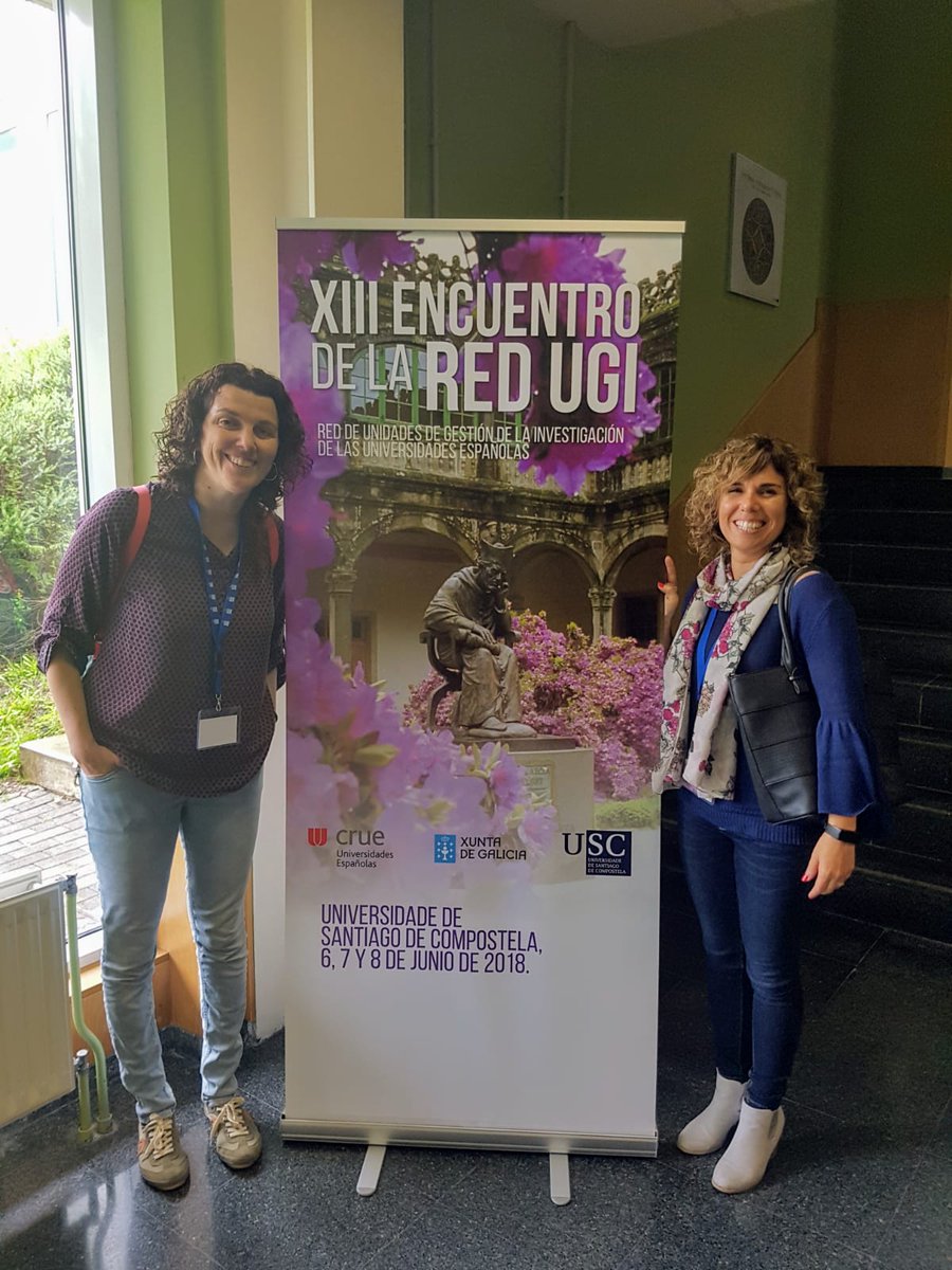 lidiamun's tweet photo. La OTRI de la @uvic_ucc participa en XIII Encuentro de la #RedUGI en #santiagodecompostela @UDivulga @CrueUniversidad https://t.co/IEtP2lOcjA
