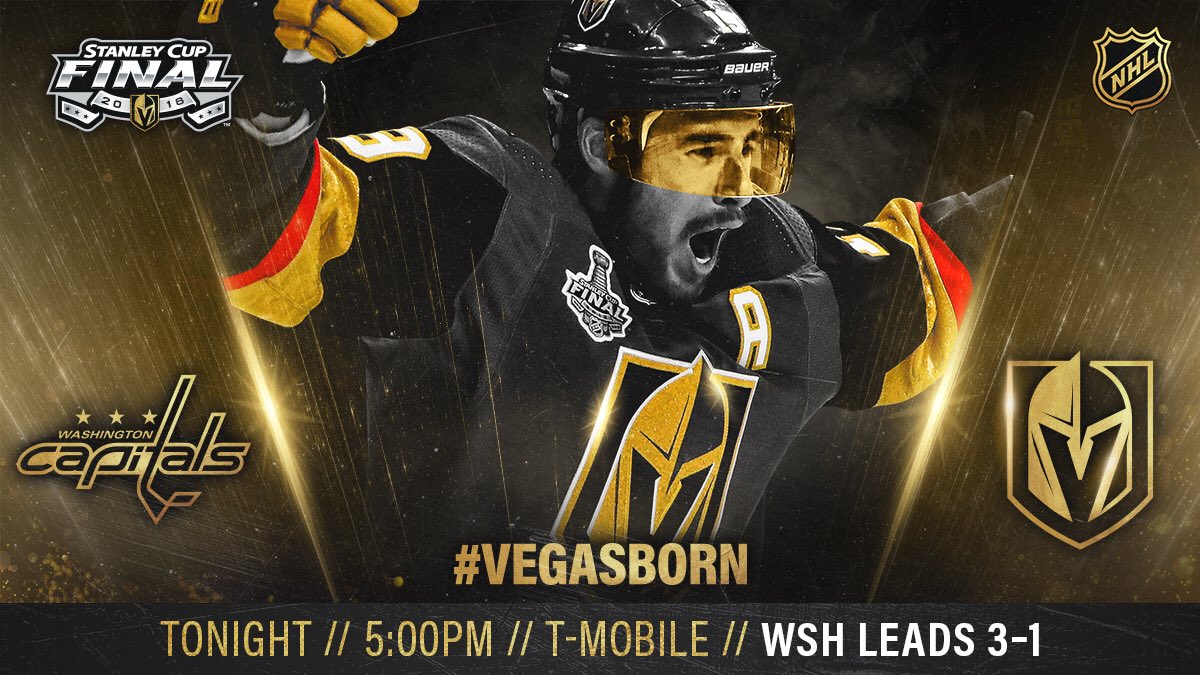 GoldenKnights's tweet photo. Taking it ONE GAME at a time https://t.co/HjHnUQa76t
