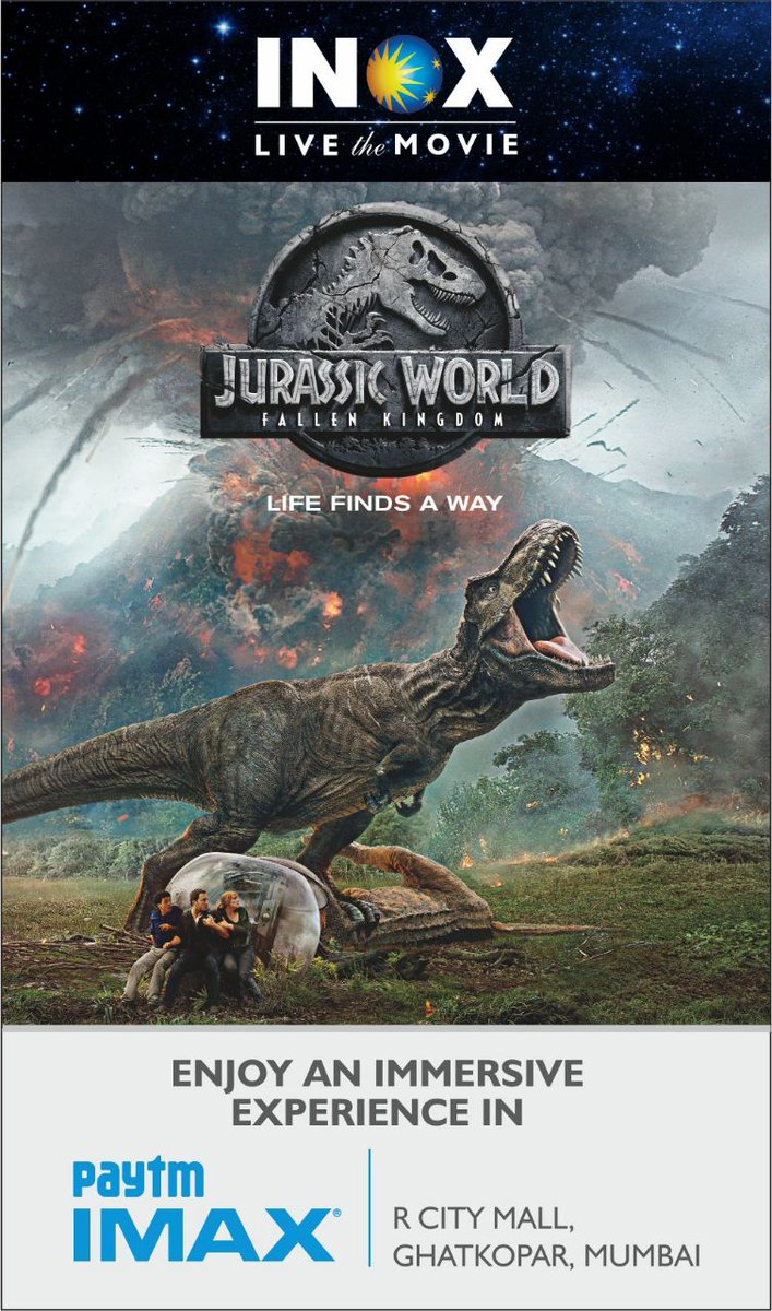 nehasclicks's tweet photo. Can't wait to watch @jurassicworld #FallenKingdom on the brilliant screen of @INOXMovies, @RCityMall
😍

#JurassicWorldAtINOX #JurassicWorldFallenKingdom #movies #Inox @BikeBoozeChakna @mehulgohil @foodietweeter #Ghatkopar @anahitairani1 #RCity https://t.co/cYcktQ9kut